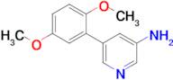 5-(2,5-Dimethoxyphenyl)pyridin-3-amine