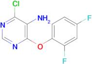 4-Chloro-6-(2,4-difluorophenoxy)pyrimidin-5-amine