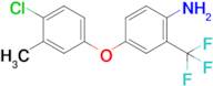 4-(4-Chloro-3-methylphenoxy)-2-(trifluoromethyl)aniline