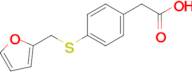 2-(4-{[(furan-2-yl)methyl]sulfanyl}phenyl)acetic acid