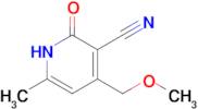 4-(methoxymethyl)-6-methyl-2-oxo-1,2-dihydropyridine-3-carbonitrile