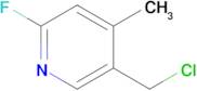 5-(Chloromethyl)-2-fluoro-4-methylpyridine