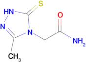 2-(3-methyl-5-sulfanylidene-4,5-dihydro-1H-1,2,4-triazol-4-yl)acetamide