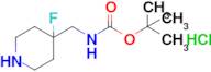 Tert-butyl n-[(4-fluoropiperidin-4-yl)methyl]carbamate hydrochloride