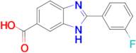 2-(3-fluorophenyl)-1H-1,3-benzodiazole-6-carboxylic acid