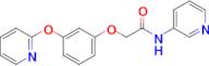 2-[3-(pyridin-2-yloxy)phenoxy]-N-(pyridin-3-yl)acetamide