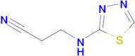 3-[(1,3,4-thiadiazol-2-yl)amino]propanenitrile
