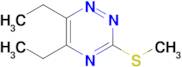 5,6-Diethyl-3-(methylsulfanyl)-1,2,4-triazine