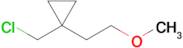 1-(Chloromethyl)-1-(2-methoxyethyl)cyclopropane