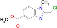 Methyl 2-(chloromethyl)-1-methyl-1h-1,3-benzodiazole-5-carboxylate