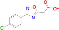 2-[3-(4-chlorophenyl)-1,2,4-oxadiazol-5-yl]acetic acid