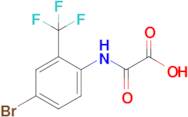 {[4-bromo-2-(trifluoromethyl)phenyl]carbamoyl}formic acid