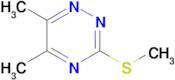 5,6-Dimethyl-3-(methylsulfanyl)-1,2,4-triazine