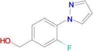 [3-fluoro-4-(1h-pyrazol-1-yl)phenyl]methanol