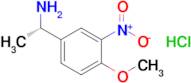 (1s)-1-(4-Methoxy-3-nitrophenyl)ethan-1-amine hydrochloride