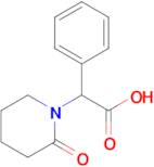 2-(2-Oxopiperidin-1-yl)-2-phenylacetic acid