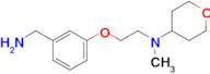 n-{2-[3-(aminomethyl)phenoxy]ethyl}-N-methyloxan-4-amine