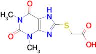 2-[(1,3-dimethyl-2,6-dioxo-2,3,6,7-tetrahydro-1H-purin-8-yl)sulfanyl]acetic acid