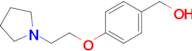 {4-[2-(pyrrolidin-1-yl)ethoxy]phenyl}methanol