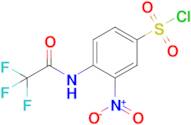 3-Nitro-4-(trifluoroacetamido)benzene-1-sulfonyl chloride