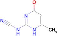 [(6-methyl-4-oxo-1,4-dihydropyrimidin-2-yl)amino]formonitrile