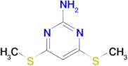 4,6-Bis(methylsulfanyl)pyrimidin-2-amine