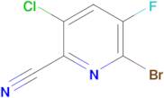 6-Bromo-3-chloro-5-fluoropyridine-2-carbonitrile