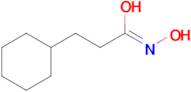 N-hydroxy3-cyclohexylpropanimidic acid