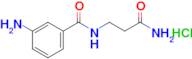3-[(3-aminophenyl)formamido]propanamide hydrochloride