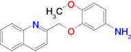 4-Methoxy-3-(quinolin-2-ylmethoxy)aniline