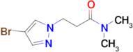 3-(4-Bromo-1h-pyrazol-1-yl)-N,N-dimethylpropanamide