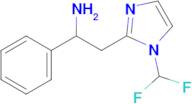2-[1-(difluoromethyl)-1h-imidazol-2-yl]-1-phenylethan-1-amine