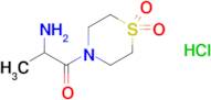 4-(2-Aminopropanoyl)-1lambda6-thiomorpholine-1,1-dione hydrochloride