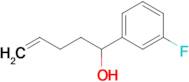 1-(3-Fluorophenyl)pent-4-en-1-ol