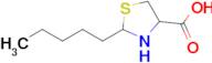 2-Pentyl-1,3-thiazolidine-4-carboxylic acid