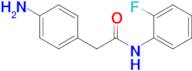 2-(4-Aminophenyl)-N-(2-fluorophenyl)acetamide