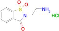 2-(2-Aminoethyl)-2,3-dihydro-1,2-benzothiazole-1,1,3-trione hydrochloride