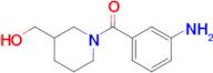 [1-(3-aminobenzoyl)piperidin-3-yl]methanol