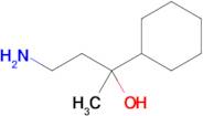 4-Amino-2-cyclohexylbutan-2-ol