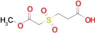 3-(2-Methoxy-2-oxoethanesulfonyl)propanoic acid