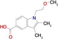 1-(2-Methoxyethyl)-2,3-dimethyl-1h-indole-5-carboxylic acid