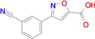 3-(3-Cyanophenyl)-1,2-oxazole-5-carboxylic acid
