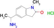 5-(1-Aminoethyl)-1-methyl-2,3-dihydro-1h-indol-2-one hydrochloride