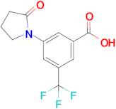 3-(2-Oxopyrrolidin-1-yl)-5-(trifluoromethyl)benzoic acid