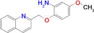 5-Methoxy-2-(quinolin-2-ylmethoxy)aniline