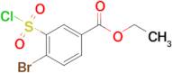 Ethyl 4-bromo-3-(chlorosulfonyl)benzoate