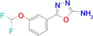 5-[3-(difluoromethoxy)phenyl]-1,3,4-oxadiazol-2-amine