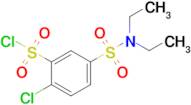 2-Chloro-5-(diethylsulfamoyl)benzene-1-sulfonyl chloride