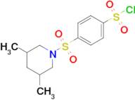 4-[(3,5-dimethylpiperidin-1-yl)sulfonyl]benzene-1-sulfonyl chloride