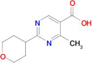 4-Methyl-2-(tetrahydro-2H-pyran-4-yl)-5-pyrimidinecarboxylic acid